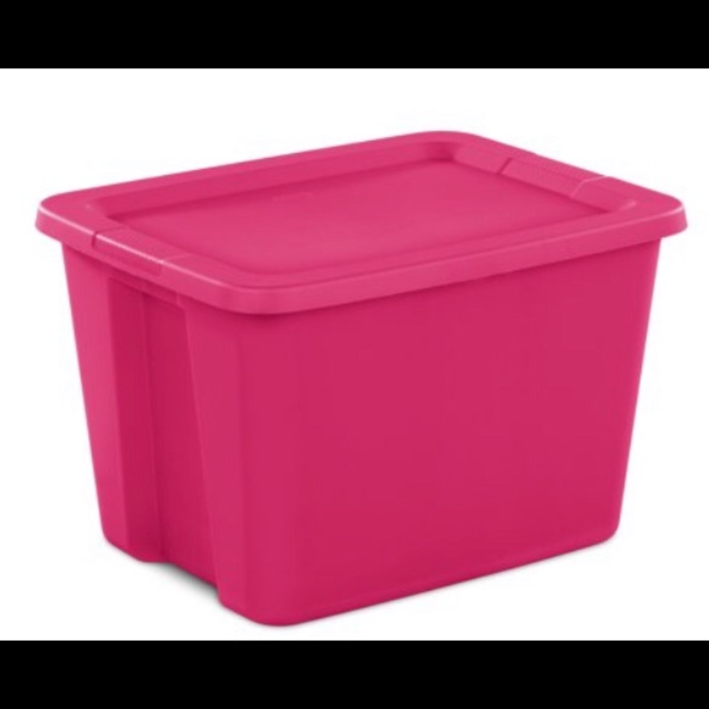 Bins of girl clothing. New and used shirts & jeans